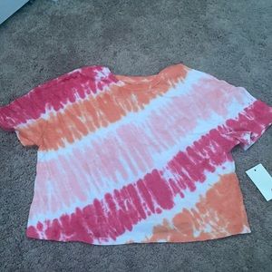 Tie dye crop top size small